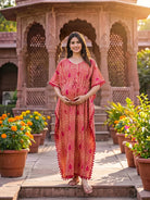 beige-maroon-geometric-print